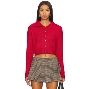 MORE TO COME Madeline Sweater in Red