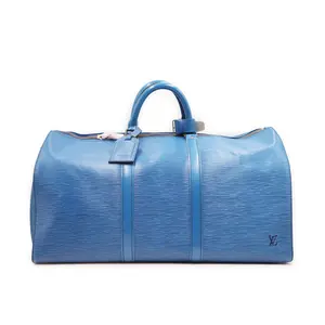 Pre-owned Louis Vuitton Leather Travel Bags Epi Keepall 45 Boston Travel Bag VI8908 (LV9777)