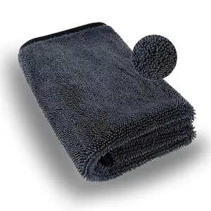 AERIX AUTO CARE TM 700 GSM Microfiber Drying Towel | Twisted Loop Japanese Ultra Absorbent Cloth, Streak-Free Scratch-Free Car Care Towel for Paint, Glass, Ceramic Coating Safe Detailing Use