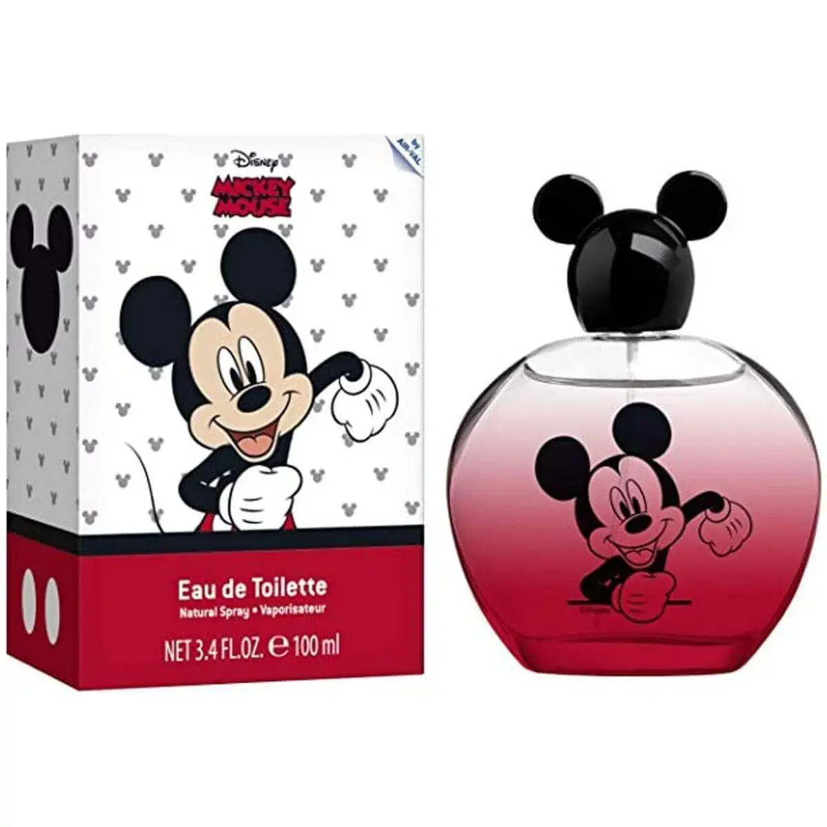Men's Disney Mickey Mouse Fragrance Perfumes Eau de Toilette (EDT) - 3.4 fl oz, New in Box