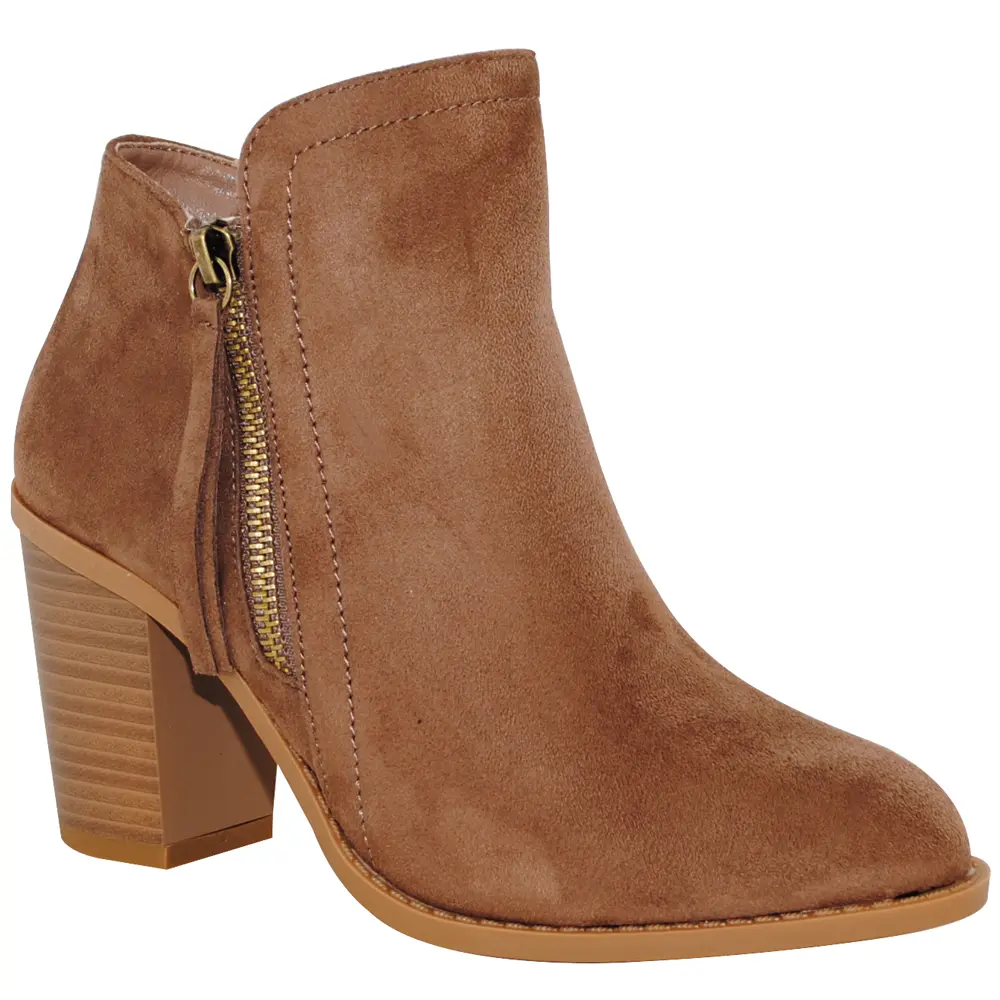 TRENDSup Collection Women's Booties for Walking and Fashionable Style - Walking Shoes, Girl high heel mini boots Footwear Comfort short  boots