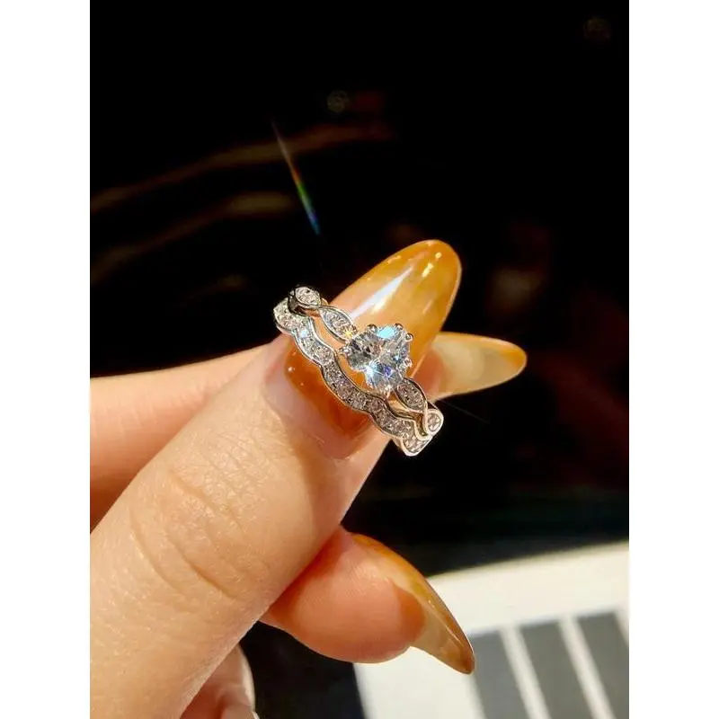 S925 Sterling Silver Heart Shaped Zircon Engagement Ring, Luxury Sparkle Heart Zircon Engagement Ring, Ladies Fine Jewelry Anniversary Gift S925 Sterling Silver Heart Shaped Zircon Engagement Ring, Luxury Sparkle Heart Zircon Engagement Ring, Ladies Fine Jewelry Anniversary Gift