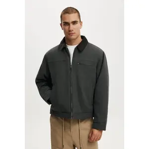 Cotton On Cropped Canvas Harrington