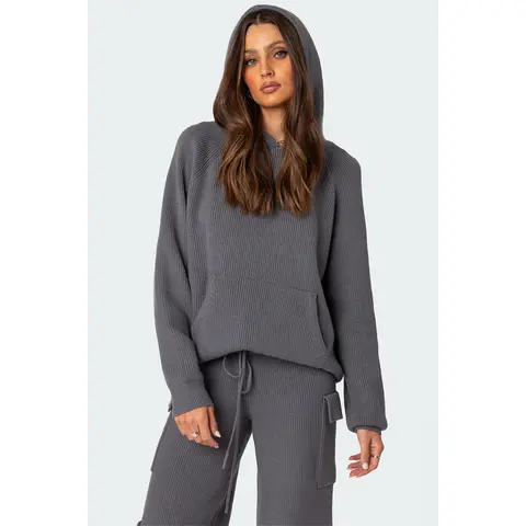 Wynter Oversized Knit Hoodie
