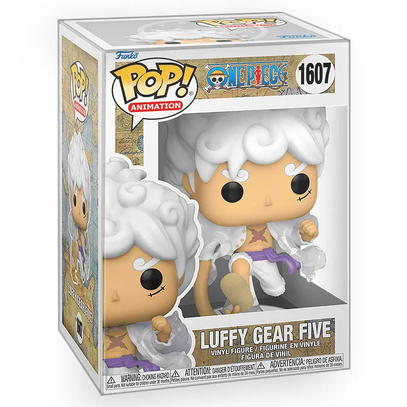 Funko POP Anime: One Piece - Luffy Gear Five Vinyl Figure with Premium Box Protector Included