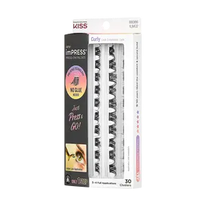 imPRESS Falsies Self Adhesive Eyelashes Refills 30 Lash Clusters - Curly