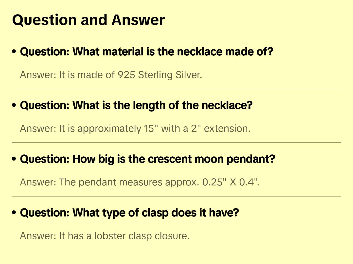 Tiny Crescent Moon Necklace