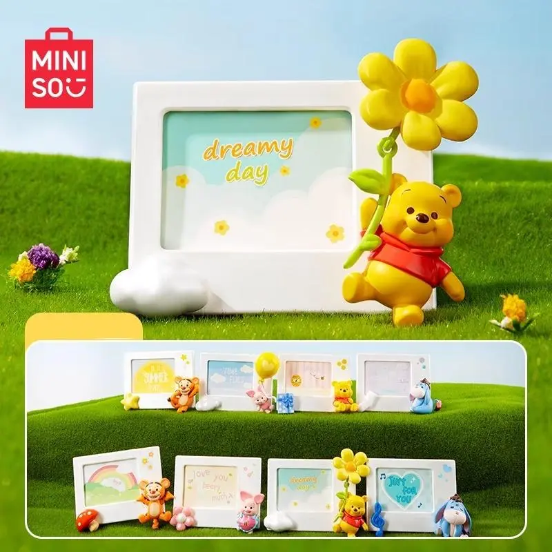 Disney Winnie the Pooh Polaroid Series Blind Box Figurine Magnetic Plastic Refrigerator Decorating Magnets - Collectible Photo Magnets, Cute Home Decor Gift