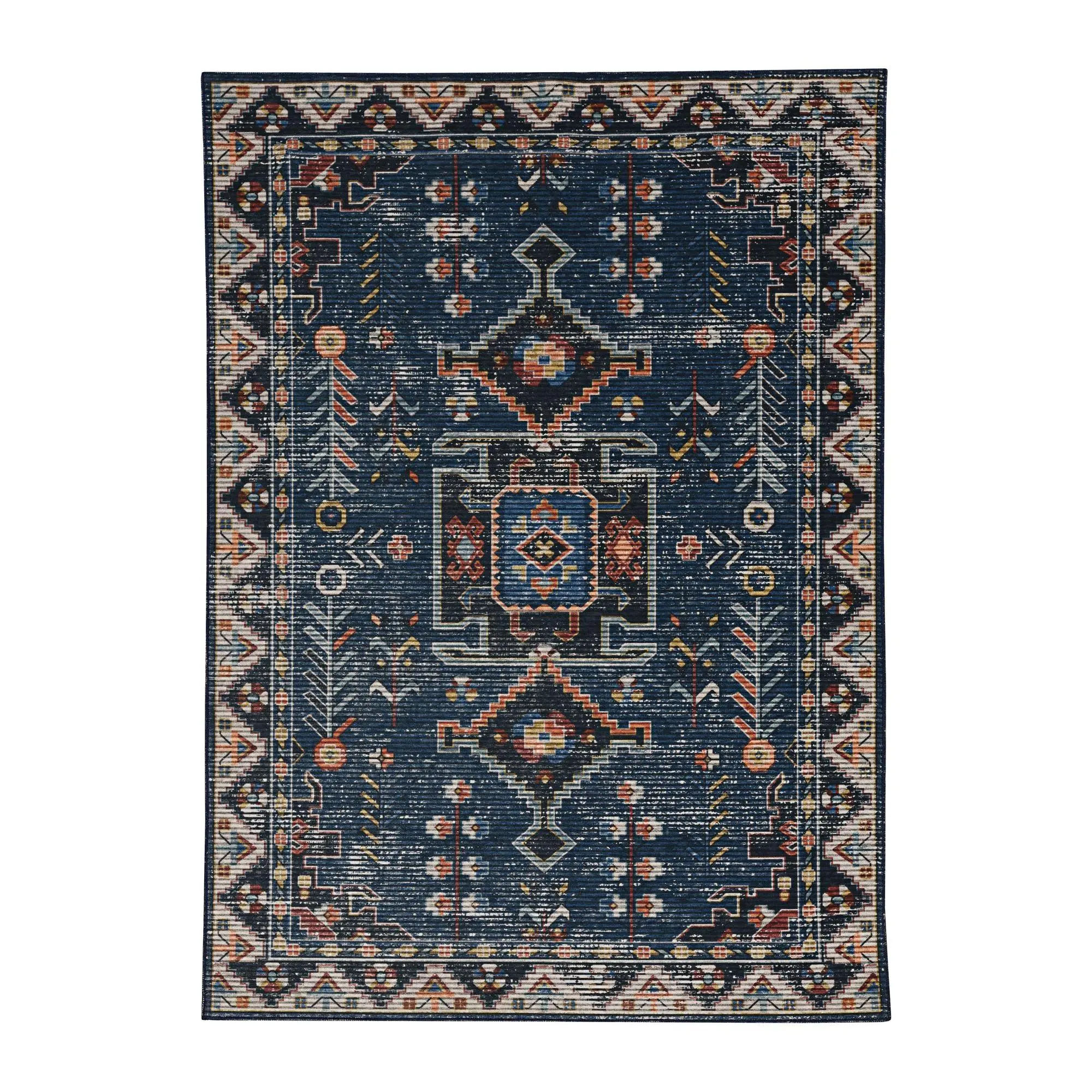 Linon Home Riley Washable 2'x3' Decorative Non-Slip Rug Linon Home Riley Washable 2'x3' Decorative Non-Slip Rug