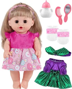 Baby Doll with Hair, GAGAKU  12" Baby Dolls for Girls 3 4 5 6 Years Old, Baby Doll for Toddlers Kids, 12 Inch Baby Dolls with Accessories