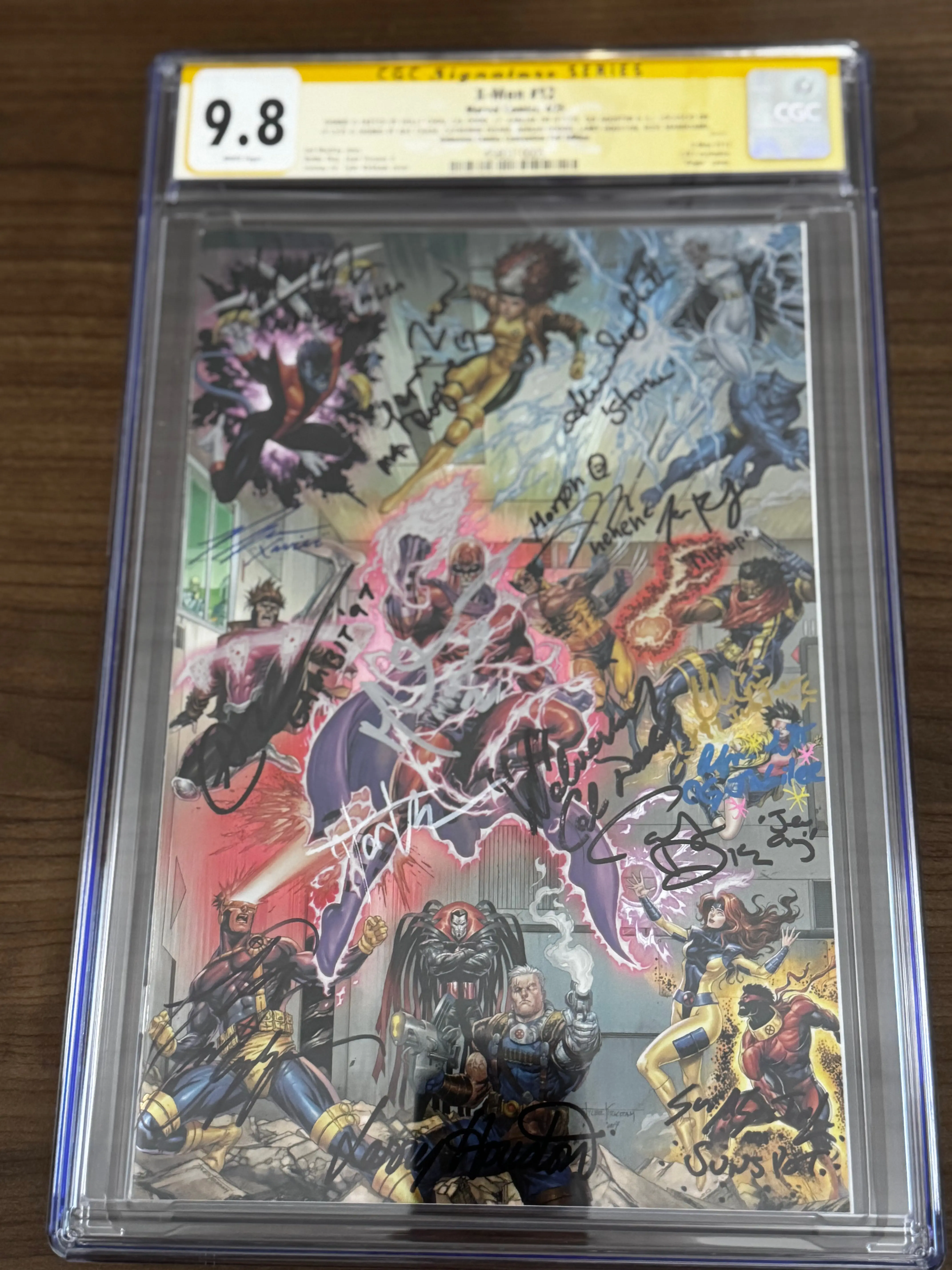 [SIGNED CGC 9.8 Yellow Label] X-Men #12 CGC Graded Retailer Exclusive Variant Issue, Signed by 16 Individuals, Tyler Kirkham Art, C2E2 2025 Exclusive, Unknown Comic, [IN STOCK]