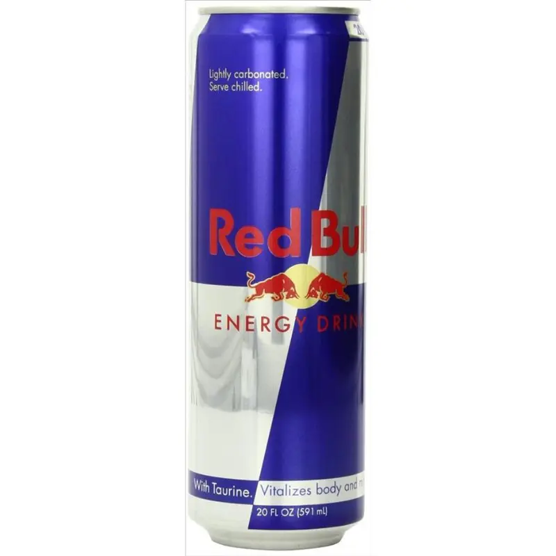3x Red Bull Original Large 20oz Sparkling Energy Drinks - Caffeinated Ambient Beverage with B Vitamins, Taurine, for US Adults' Gym Workout Recovery, Wholesale Bulk Bundle Lot, Instant Energy Booster