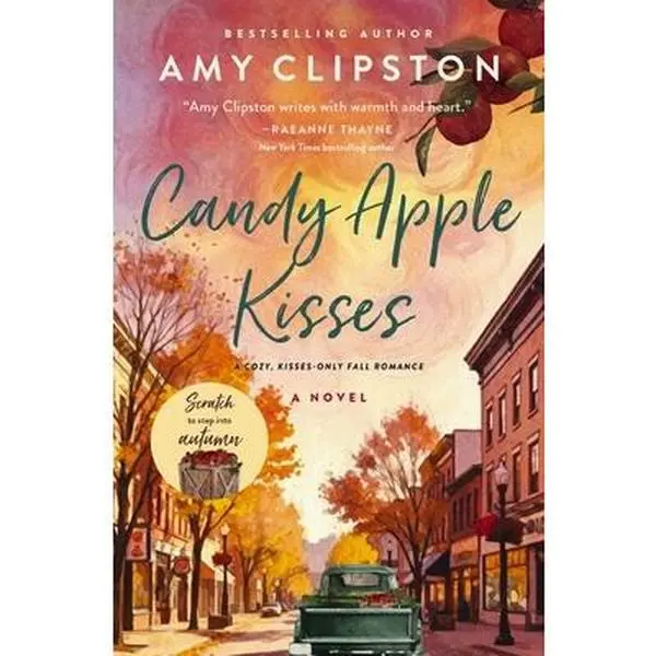 Candy Apple Kisses: A Cozy, Low-Spice Fall Romance -- Amy Clipston, Paperback