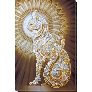 Bead Embroidery Kit - Bast. Egyptian Cat