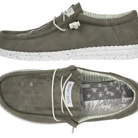 Howitzer Clothing Unisex Slip-On Shoes Sneakers Roam Blackout