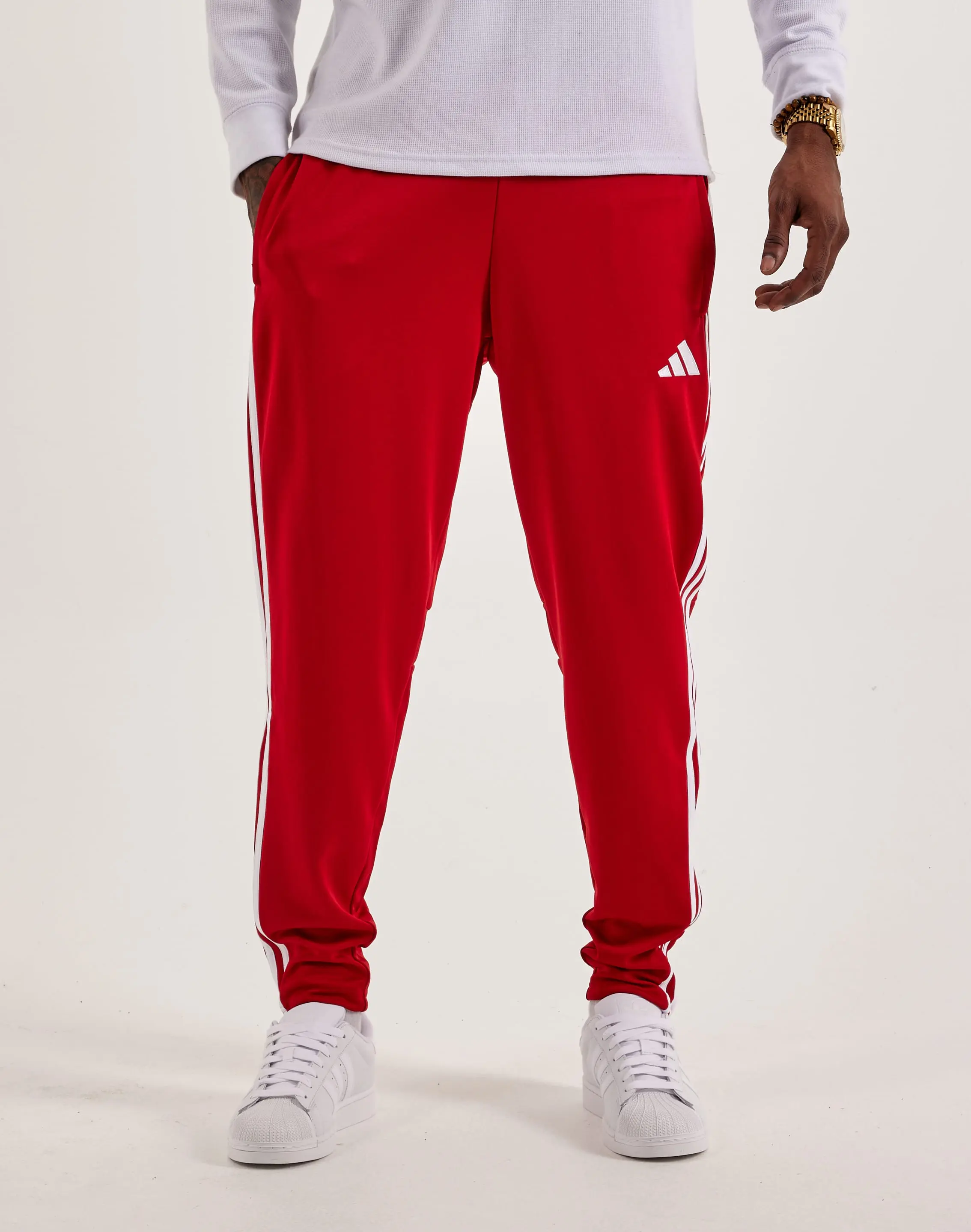 Mens Adidas 3-Stripe Tiro Track Pants