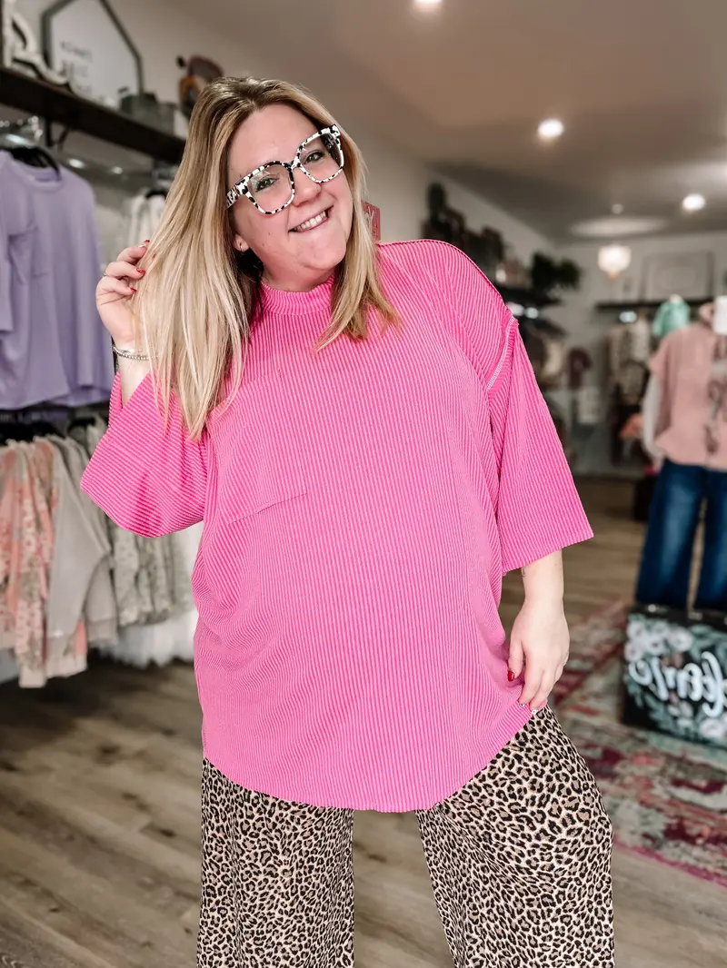 Instagram ito リネンpink tops 新品 Pink top ross - TikTok Shop