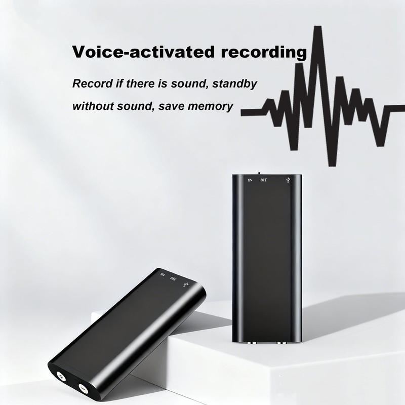 1pc Professional Voice-Activated Digital Recorder, 8GB High-Definition Noise-Canceling MP3 Player, Ultra-Thin Portable Recording Pen for Business Meetings, No Battery Included