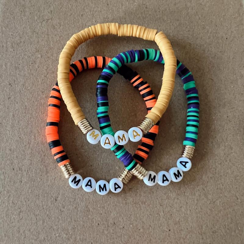 Blizzard Beaded Bracelet, Mama