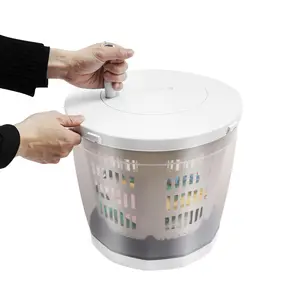 Portable Washing Machine - Manual Mini Non-Electric Washer & Spin Dryer, 4.4 lbs Capacity for Underwear, Socks, Baby Clothes, Compact Lightweight for Travel, Camping, Small Spaces