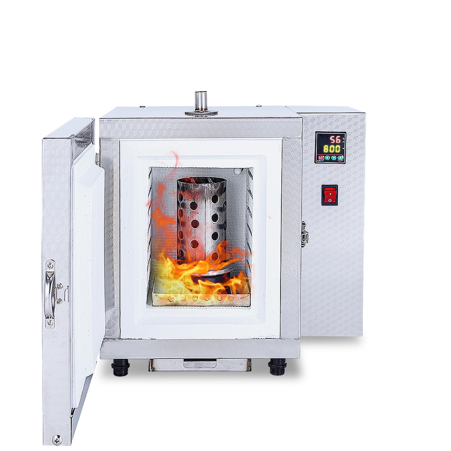 110V 1500W Jewelry Kiln Furnace With Digital Display- 800℃ Programmable Segmented Temperature Control Muffle Oven for Metal Casting, Enameling & Jewelry Making