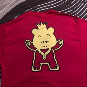 Red x Gold short sleeve Cotton shirt