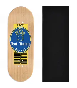 Heat Transfer Graphic Wooden Fingerboard Deck, Design Contest 2024 Winner, sk8elliot - "4011 Qty 1"