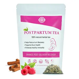 Aromlife Postpartum Tea for Women Postnatal Hormone Balance, Organic Raspberry Tea New Mama Postpartum Essential, 10 Teabags Postpartum Herbal Tea Breastfeeding-Friendly and Helps Postpartum