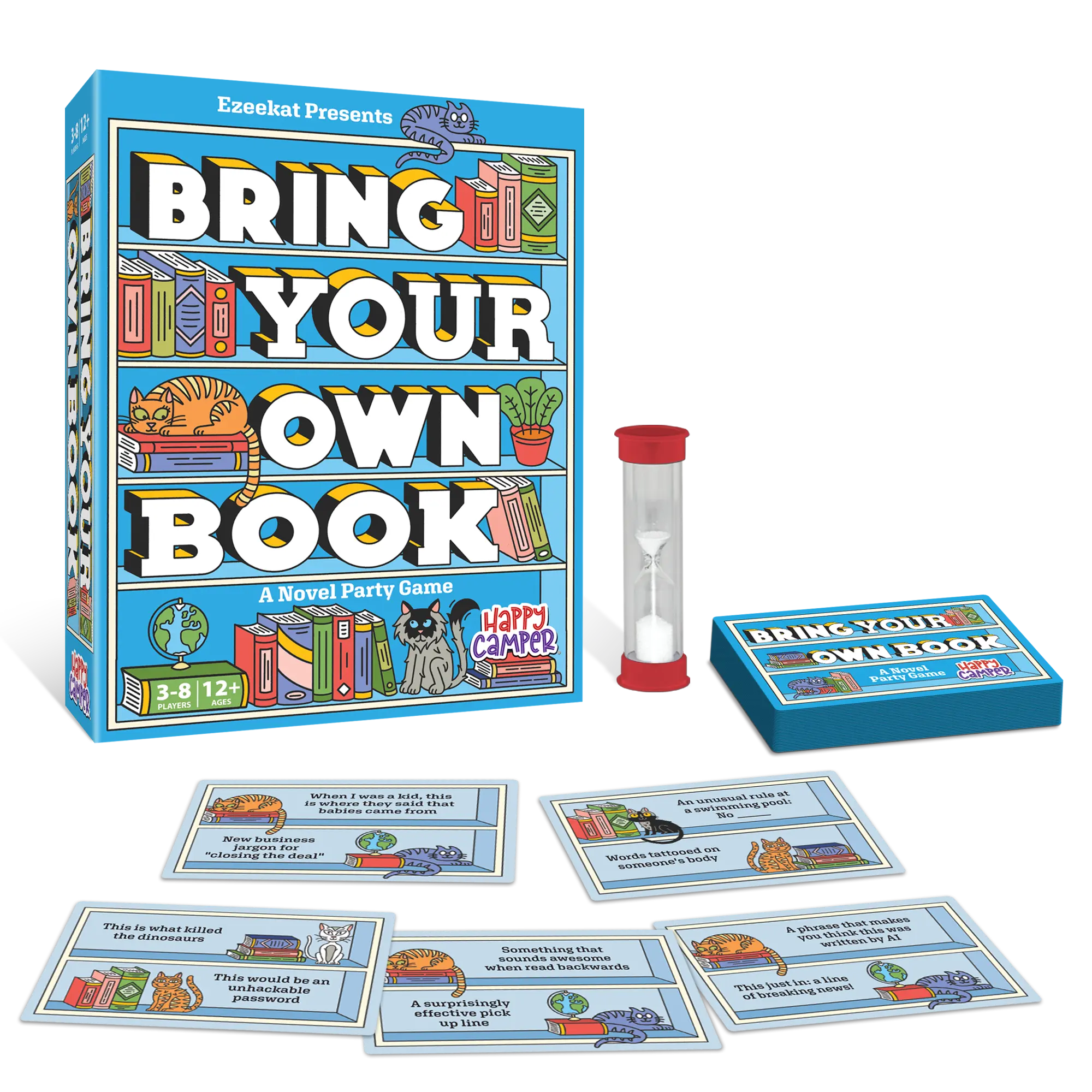 Bring Your Own Book - A Novel Party Game | BookTok Favorite | 3-8 players Ages 12+