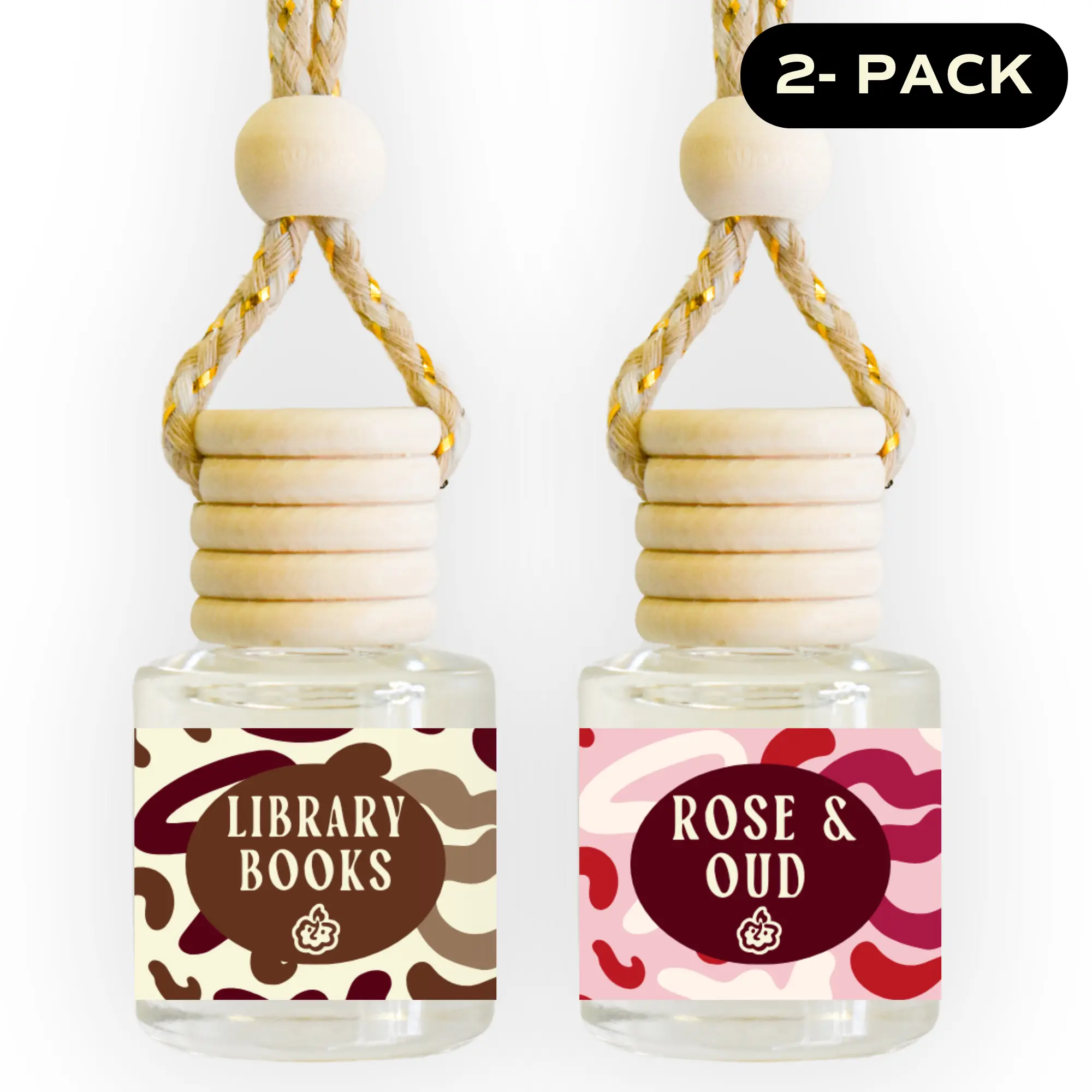 Library Books + Rose 
