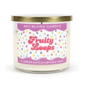 Fruity Loops Container Candle