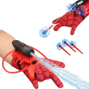 2Pcs Launcher Wrist Toy Set for Kids,Hero Role-Play Toy,DIY Cosplay Children's Wrist Soft Missile Launcher,Birthday for Kids Soft Bullet Wristband Launcher Toy Electric Water Gun for All Ages Electric Water Gun for Kids