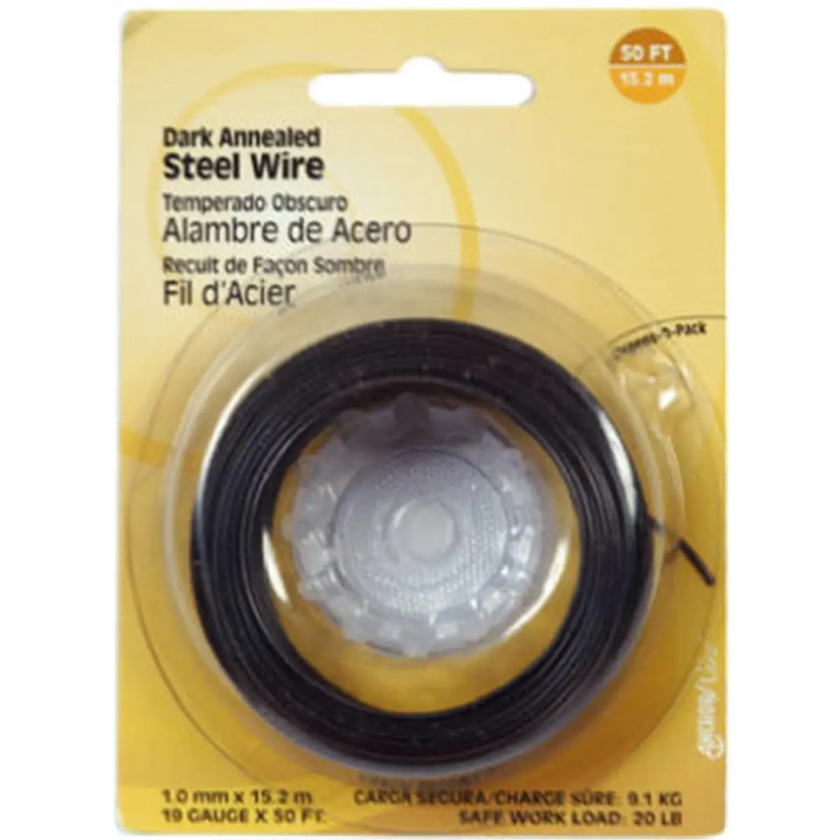 Hillman Flexible 24 Gauge Wire for Outdoor Use, Multi-Purpose Spool for Crafting, DIY Projects, and General Repairs, Sailing