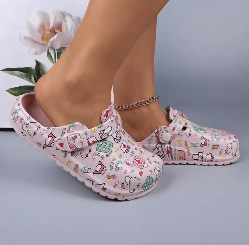 Pink Medical Clogs - Comfortable Footwear for Healthcare Professionals, Ideal for Daily Use, Durable and Stylish Shoe Women