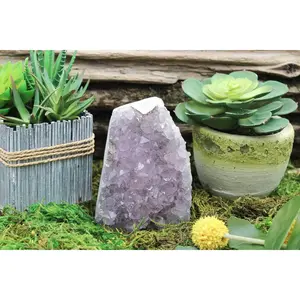 Amethyst with Calcite (am-26) 3" x 3.25" x 4.5"