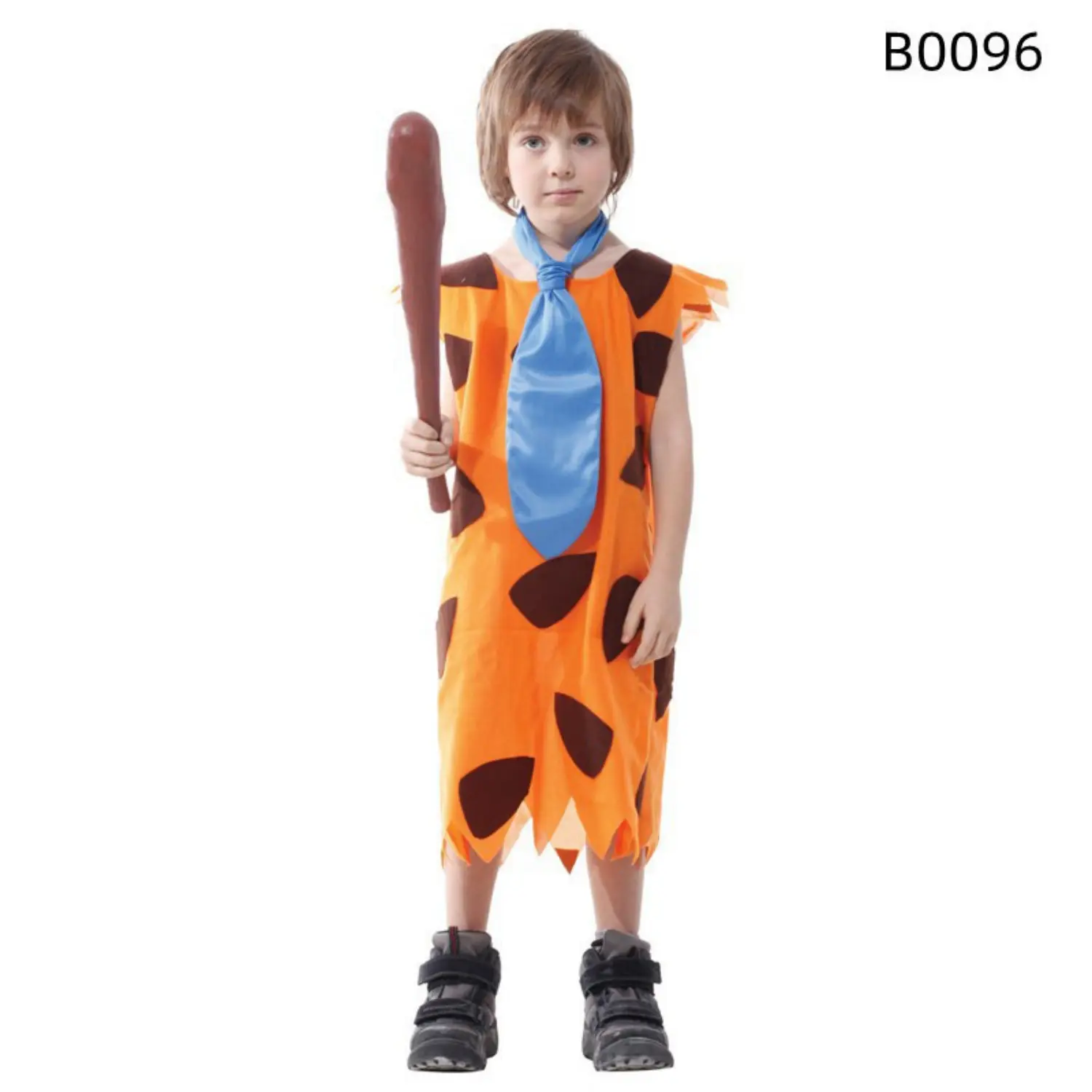 Flinstones Costume "The Flintstones" Style Cosplay Costume for Kids Boy girl – Ideal for Parties, Stage Performances, and Halloween