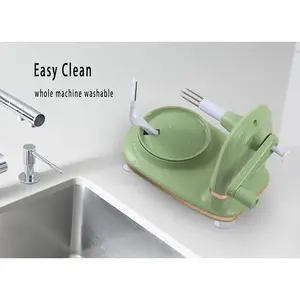 Apple Peeler,Apple Pealer Slicer & Corer for Home Kitchen Quick Applesauce Pie Making Manual Multifunctional