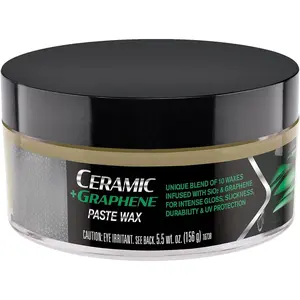 Ceramic Graphene Paste Wax, Advanced Paint Protection, Extreme Gloss High Shine Finish, For Cars Trucks and More, 5.5 oz.(Pack of 1) automotive dashboard extendable handle