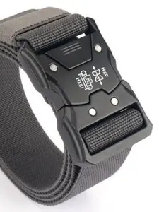 Tactical Nylon Quick-Release Adjustable Belt Set, Easy Release Belts, Durable and Versatile for Outdoor, Daily Use, and Edc, 2 Pack Value