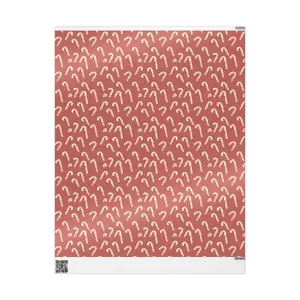 Creamy Candy Canes Wrapping Papers