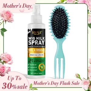【Mother's Day】Goiple Wig Milk Spray 2 in 1 Moisturizing Leave-In Conditioner Spray for Synthetic Hair & Detangler for All Hair Types Shampoo Blen
