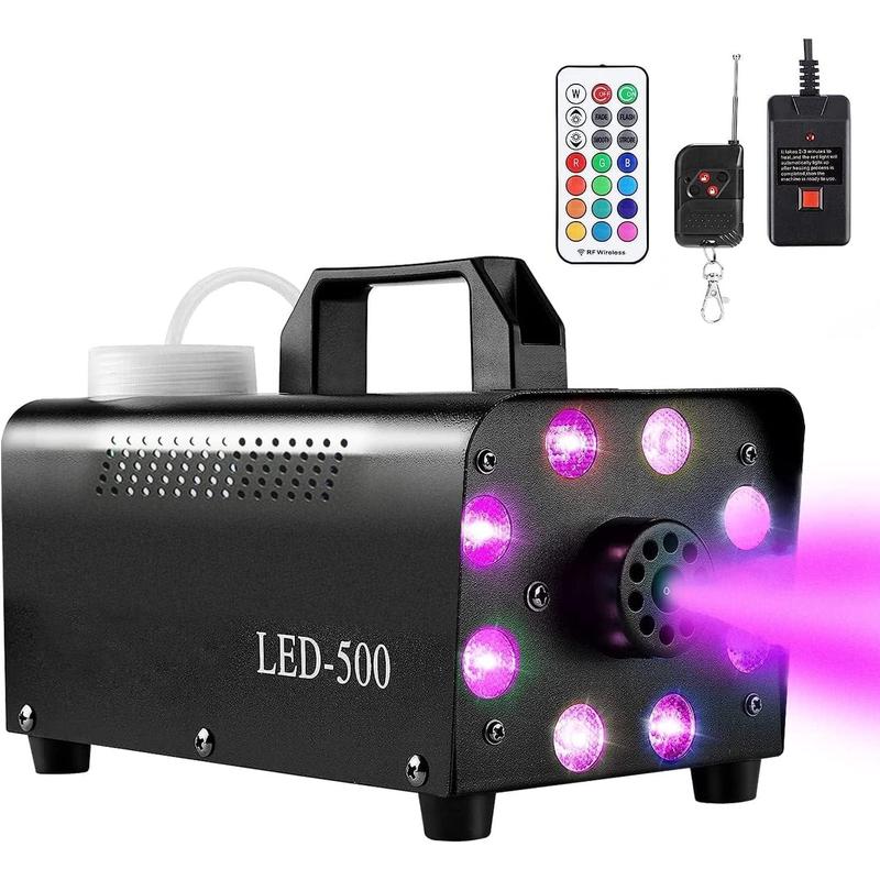 Fog Machine with 8 LED Lights,Smoke Machine with 13 Colorful LED Lights ...