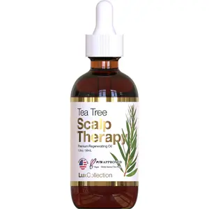 Lux Collection Scalp Therapy - Tea Tree Oil with Ricinus Communis Seed for Haircare & Scalp Health - Nourishing, Soothing, and Cruelty-Free