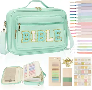 Cover Case for Women  Bag  Study Supplies Leather  Case Western  Tote Bag Christian Gifts for Girls