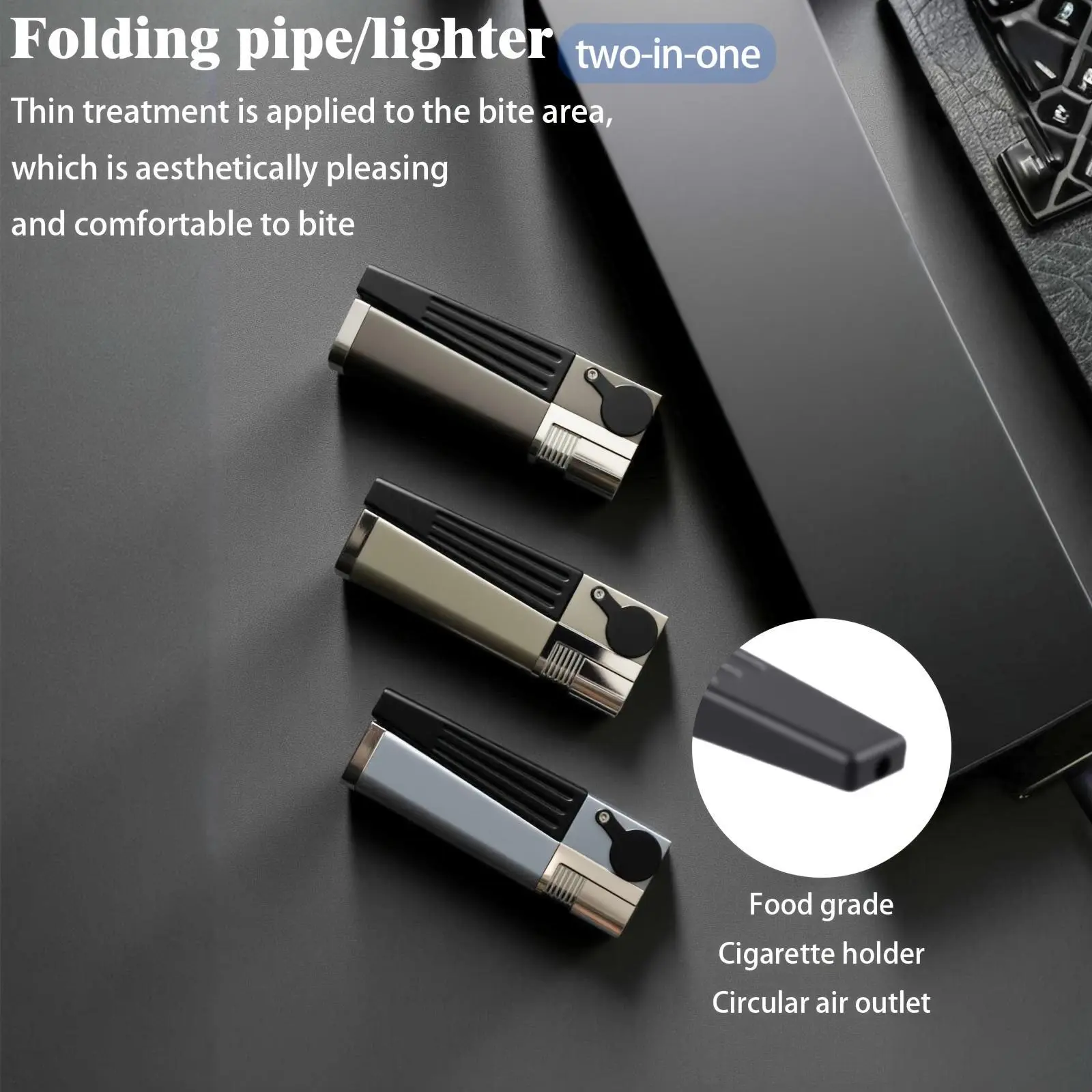 Portable Camping Metal Pocket Lighter - Refillable Butane Lighter (Butane Not Included) with Gentle Adjustable Flame, Compact Form, Metal Body, Single Unit for Campfire Lighting, BBQ Party