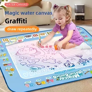 Kids Water Drawing Mat – Oversized Educational Doodle Board, Reusable Painting Pad Carpet Gift