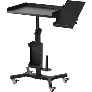Tattoo Tray Cart on Wheels with Extension Rotatable Tattoo Table Station Versatile Rolling Tool Tray for Tattoo Artist Studio and Beauty Salon