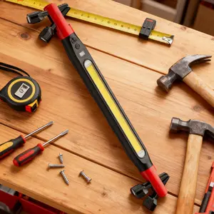 2026 New Magnetic LED Work Light Bar - 3 Lighting Modes, IPX6 Waterproof USB-C Rechargeable, Under Hood Mechanic Light for Car Repair/Home Workshop