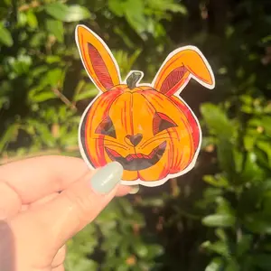 Pumpkin Pet Stickers Waterproof