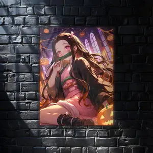 Nezuko Kimetsu no Yaiba Anime Wall Art Poster, Modern Wall Art, Anime Gifts, Wall Decor